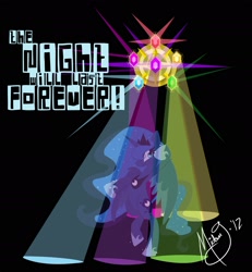 Size: 1788x1937 | Tagged: safe, artist:licoricebunny, imported from derpibooru, princess luna, pony, disco, elements of harmony, female, solo