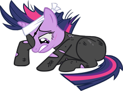 Size: 7977x5872 | Tagged: safe, artist:choopy, imported from derpibooru, twilight sparkle, pony, unicorn, absurd resolution, female, future twilight, lidded eyes, looking down, mare, simple background, solo, transparent background, vector