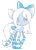 Size: 107x150 | Tagged: safe, artist:lillynya, imported from derpibooru, oc, oc only, pony, animated, bow, clothes, hair bow, simple background, socks, solo, striped socks, tail, tail bow, transparent background