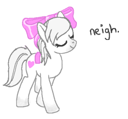 Size: 469x437 | Tagged: safe, artist:purapea, imported from derpibooru, earth pony, pony, bow, eyes closed, female, hair bow, homestuck, horse noises, maplehoof, mare, meme, neigh, simple background, smiling, solo, transparent background