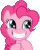 Size: 382x479 | Tagged: safe, imported from derpibooru, pinkie pie, pony, animated, excited, female, grin, happy, rubbing hooves, simple background, smiling, solo, starry eyes, transparent background, wingding eyes