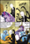 Size: 2219x3303 | Tagged: safe, artist:ciriliko, imported from derpibooru, trixie, twilight sparkle, pony, unicorn, bed, comic, creeper, cross-popping veins, crossover, female, high res, implied lesbian, implied shipping, implied twixie, mare, onomatopoeia, sleeping, slenderman, sound effects, stephano, unicorn twilight, white flag, zas, zzz