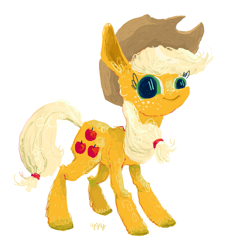 Size: 1037x1142 | Tagged: safe, artist:cygaj, imported from derpibooru, applejack, earth pony, pony, female, solo