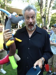 Size: 720x960 | Tagged: safe, artist:createdwithlove, imported from derpibooru, discord, irl, john de lancie, photo, plushie