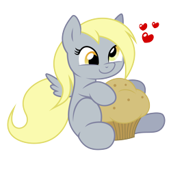 Size: 7500x7500 | Tagged: safe, artist:joey darkmeat, artist:mamandil, imported from derpibooru, derpy hooves, pony, absurd resolution, cute, derpabetes, female, filly, filly derpy, filly derpy hooves, heart, muffin, solo, that pony sure does love muffins, young, younger