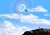 Size: 3508x2480 | Tagged: safe, artist:taliesin-the-dragoon, imported from derpibooru, rainbow dash, scootaloo, pegasus, pony, cloud, female, filly, flying, foal, high res, mare, scenery, sitting, sky, spread wings, wings
