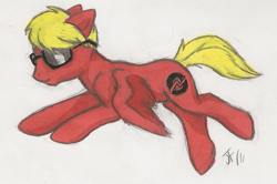 Size: 691x460 | Tagged: safe, imported from derpibooru, dave strider, homestuck, ponified