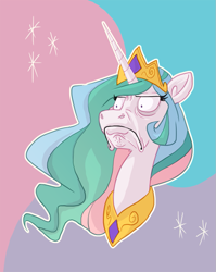 Size: 813x1023 | Tagged: safe, artist:frostadflakes, imported from derpibooru, princess celestia, pony, cute thread, female, reaction image, solo