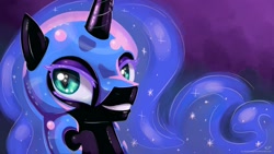 Size: 1920x1080 | Tagged: safe, artist:kp-shadowsquirrel, imported from derpibooru, nightmare moon, pony, female, solo, wallpaper