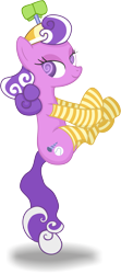 Size: 2235x5043 | Tagged: safe, artist:leopurofriki, imported from derpibooru, screwball, earth pony, pony, bedroom eyes, clothes, female, simple background, socks, solo, striped socks, transparent background