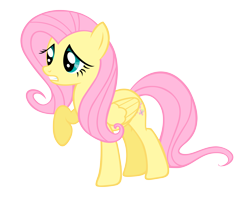 Size: 6173x4923 | Tagged: safe, artist:solusjbj, imported from derpibooru, fluttershy, pegasus, pony, absurd resolution, female, mare, raised hoof, simple background, solo, transparent background, vector