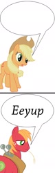 Size: 700x2188 | Tagged: safe, imported from derpibooru, applejack, big macintosh, earth pony, pony, exploitable, male, stallion