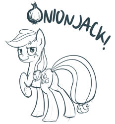 Size: 1106x1194 | Tagged: safe, imported from derpibooru, applejack, cutie mark, food, onion