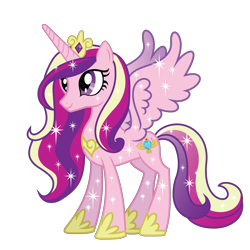 Size: 6000x6000 | Tagged: dead source, safe, artist:hi52utoday, imported from derpibooru, princess cadance, alicorn, pony, .ai available, absurd resolution, crown, crystal empire, female, glitter, jewelry, mare, regalia, simple background, solo, sparkles, sparkly, spread wings, transparent background, vector, wings