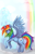 Size: 800x1238 | Tagged: safe, artist:felynea, imported from derpibooru, rainbow dash, pony