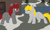 Size: 736x440 | Tagged: safe, artist:kimmiesh123, imported from derpibooru, oc, oc only, oc:mitta, oc:ruby, oc:ruby (story of the blanks), earth pony, pony, story of the blanks