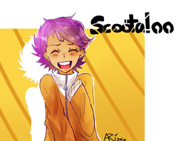 Size: 1047x832 | Tagged: safe, artist:arinova, imported from derpibooru, scootaloo, human, humanized