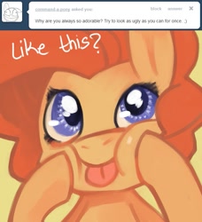 Size: 637x700 | Tagged: dead source, safe, artist:dhui, imported from derpibooru, pinkie pie, ask, tired pie