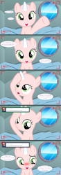 Size: 1408x4000 | Tagged: safe, imported from derpibooru, sweetie belle, ask the crusaders, ask, blushing, embarrassed, sweetie bald, tumblr