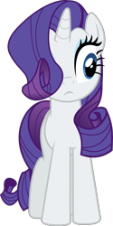 Size: 1900x3803 | Tagged: safe, imported from derpibooru, rarity, pony, female, hair over one eye, simple background, solo, transparent background, vector