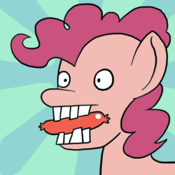 Size: 600x600 | Tagged: safe, artist:docwario, imported from derpibooru, pinkie pie, pony, animated, female, solo