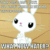 Size: 429x428 | Tagged: safe, edit, edited screencap, imported from derpibooru, screencap, angel bunny, animated, come at me bro, crotchboobs, image macro, implied crotchboobs