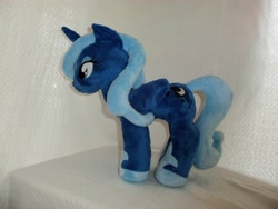 Size: 4288x3216 | Tagged: safe, artist:sweetwaterpony, imported from derpibooru, princess luna, pony, irl, photo, plushie, s1 luna, solo