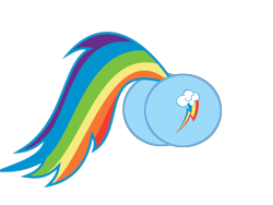 Size: 1024x768 | Tagged: safe, artist:austin673, imported from derpibooru, rainbow dash, butt, flank, plot, simple background, tail, transparent background, vector