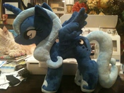 Size: 1600x1200 | Tagged: safe, artist:sweetwaterpony, imported from derpibooru, princess luna, pony, irl, photo, plushie, s1 luna, solo