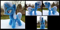 Size: 3100x1573 | Tagged: safe, artist:fireflytwinkletoes, imported from derpibooru, trixie, pony, unicorn, female, irl, mare, photo, plushie, solo