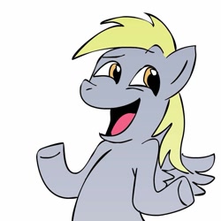 Size: 945x945 | Tagged: safe, imported from derpibooru, derpy hooves, pegasus, pony, female, mare, reaction image, solo, underp