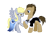 Size: 2338x1683 | Tagged: safe, artist:moostargazer, imported from derpibooru, derpy hooves, doctor whooves, time turner, pegasus, pony, clothes, doctorderpy, dress, female, male, mare, shipping, simple background, straight, transparent background