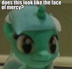 Size: 474x449 | Tagged: safe, imported from derpibooru, lyra heartstrings, 3d print, face of mercy, image macro