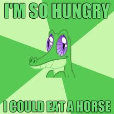 Size: 225x225 | Tagged: safe, imported from derpibooru, gummy, horse meat scandal, image macro
