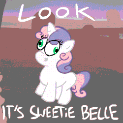 Size: 499x499 | Tagged: safe, imported from derpibooru, sweetie belle, pony, animated, female, solo