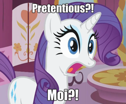 Size: 592x489 | Tagged: safe, imported from derpibooru, rarity, pony, carousel boutique, image macro, meme, solo