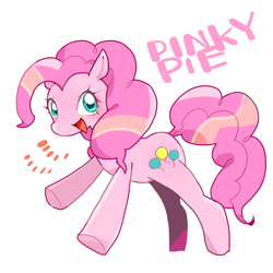 Size: 750x750 | Tagged: safe, artist:前向なこ, imported from derpibooru, pinkie pie, pony, female, pixiv, solo