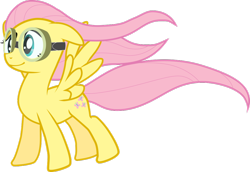 Size: 1024x704 | Tagged: safe, artist:kittyhawk-contrail, imported from derpibooru, fluttershy, hurricane fluttershy, goggles, simple background, transparent background, vector