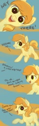 Size: 500x1600 | Tagged: safe, artist:nyonhyon, imported from derpibooru, braeburn, pony, colt, comic, cute, male, solo, tumblr, weapons-grade cute