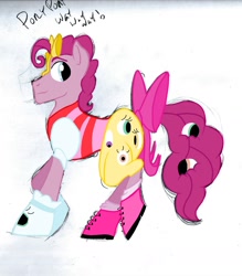 Size: 1280x1462 | Tagged: safe, artist:php37, imported from derpibooru, pinkie pie, bubble berry, colored, cosplay, costume, ponponpon, rule 63
