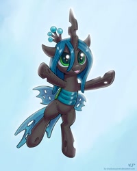 Size: 1000x1250 | Tagged: safe, artist:kp-shadowsquirrel, imported from derpibooru, queen chrysalis, changeling, changeling queen, cute, cutealis, female, plushie, solo