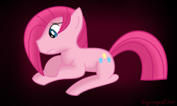 Size: 2500x1500 | Tagged: safe, artist:regxy, imported from derpibooru, pinkie pie, earth pony, pony, bubble berry, bubblini davinci berry, male, pinkamena diane pie, prone, rule 63, solo