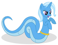 Size: 2200x1700 | Tagged: safe, artist:elsdrake, imported from derpibooru, trixie, lamia, original species, female, simple background, solo, species swap, transparent background, trixie lulamia, vector