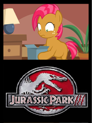 Size: 372x500 | Tagged: safe, imported from derpibooru, babs seed, bad gift meme, exploitable meme, jurassic park, jurassic park 3, meme