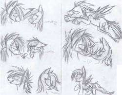 Size: 900x702 | Tagged: safe, artist:craziiknives-x3, imported from derpibooru, derpy hooves, rainbow dash, scootaloo, spitfire, pegasus, pony, female, male, mare, older, shipping, stallion, trans boy, trans male, trans stallion rainbow dash, transgender
