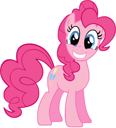 Size: 5000x5503 | Tagged: safe, artist:kysss90, imported from derpibooru, pinkie pie, pony, absurd resolution, female, grin, happy, simple background, smiling, solo, transparent background, vector