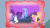 Size: 395x222 | Tagged: safe, imported from derpibooru, screencap, bon bon, carrot top, cherry berry, daisy, flower wishes, golden harvest, trixie, boast busters, magic duel, animated, female, hub logo, male, trixivision