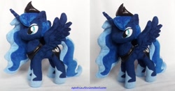 Size: 1235x647 | Tagged: safe, artist:agatrix, imported from derpibooru, princess luna, pony, irl, photo, plushie, solo