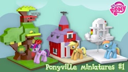 Size: 640x360 | Tagged: safe, imported from derpibooru, applejack, rainbow dash, twilight sparkle, lego