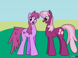 Size: 1280x947 | Tagged: safe, artist:mofetafrombrooklyn, imported from derpibooru, berry punch, berryshine, cheerilee